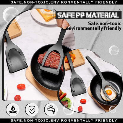 2-in-1 Grip and Flip Spatula Tongs 🍳